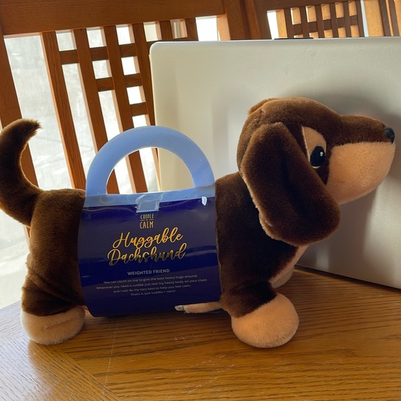 Cuddle & Calm Other - Cuddle & Calm Huggable Dachshund Weighted Friend NEW